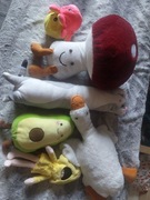 Zestaw dużych pluszaków cena atrakcyjna 7 pluszaków!