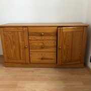 szafka sosnowa z litego drewna