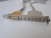 moduł do komputera 2 x USB 2.0 Type-A (zewnętrzne) + Port Gameport / MIDI