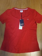 Tommy Hilfiger Jeans t-shirt damski czerwony XXS