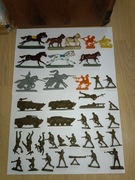 Figurki Prl zabawki ddr kowboje Indianie żołnierze