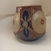 Niemiecki kufel ceramiczny z połowy XX wieku