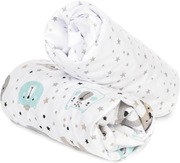 FlyIdeas Sweet Bears Prześcieradło z Gumką 120x60