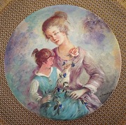 Marie et Jacqueline - z serii ,Dzień Matki ' autorswa G. Cambiera , Limoges