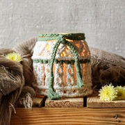 Lampion wazon makrama