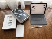 iPad Air 5 M1 64GB + Klawiatura Logitech + rysik + etui || komplet