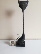 UROCZY KOTEK Z DREWA I METALU 36 CM !!