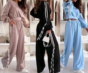 Komplet dresowy Bluza plus spodnie z lampasami