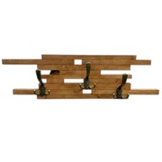 Wieszak ścienny na ubrania, lite drewno, unikatowy