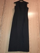 Suknia, sukienka czarna długa 164  170 elegancka, wesele bal 38  40