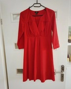 Czerwona sukienka 32 34