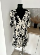 Reserved sukienka wzory wiskoza print nowa rozmiar M