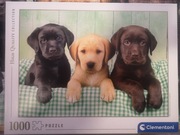 Puzzle 1000 Clementoni Trzy pieski