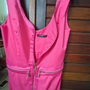 Sukienka koktajlowa róż cukierkowy-Nowa