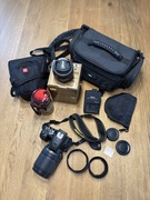 Lustrzanka Nikon D3500 + dwa obiektywy i zestaw wyposażenia