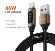 Kabel USB USB typu C z watomierzem 6A 1m