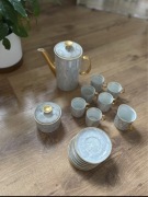 Serwis kawowy MILO Karolina marmurek PRL Design Sadulski ZESTAW