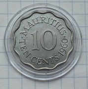 0260 Mauritius 10 centów 1960 rzadka piękna 