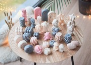 Świeca sojowa wolnostojąca dużo wzorów handmade