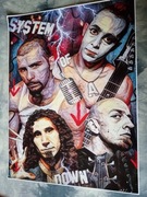plakat na płótnie zespołu muzycznego system of a down