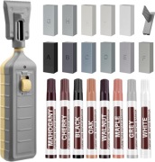 Zestaw do naprawy podłóg laminowanych, 11 kolorów twardego wosku