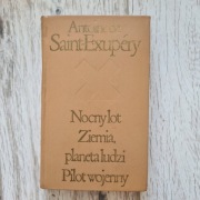 Nocny lot ziemia planeta ludzi pilot wojenny Antoine de Saint-Exupéry