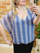 Esprit elegancka bluzka koszula tunika letnia duży rozmiar 44-46