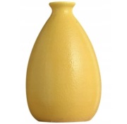 Wazon ceramiczny SOIMISS – Żółty matowy wazon ozdobny, mały