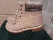 BOTKI DAMSKIE OCIEPLANE TRAPERY BUTY ZIMOWE damskie  rozmiar 40