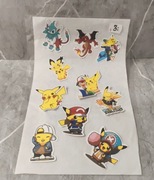 Naklejki Pokemon 10 sztuk wz4