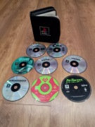 Gry PSX w etui Tomb Raider, Crash Bandicoot, Tobal, Ray tracers, Croc