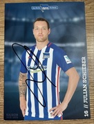 Julian Schieber- oryginalny autograf karta 10x15 cm