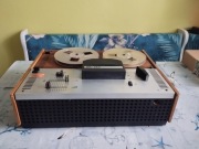 Magnetofon szpulowy PRL Unitra ZK 147, nowe paski