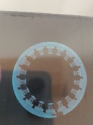 Hula hop z wypustkami Care Life 50 cm Niebieski 