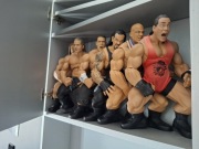 Zestaw WWE Ring Giants (35 cm) – 6 Legend Wrestlingu! RZADKOŚĆ