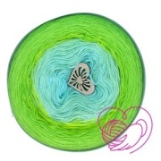 Motki Ombre Bawełna Akryl 3 Nitki 1000 m Magiczne Sploty