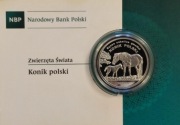 20 zł 2014 r. KONIK POLSKI - Zwierzęta Świata. Folder *WYPRZEDAŻ 