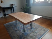 Stolik kawowy monolit LOFT. Jesion