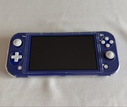Nintendo Switch Lite Blue + 3 gry + karta SD – stan idealny