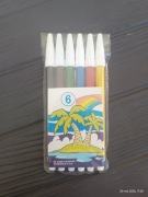 Pisaki mazaki markery szkolne w etui 6szt. Prl zestaw stan jak Nowe 