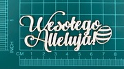 Scrapek Napis wesołego alleluja LBA000311