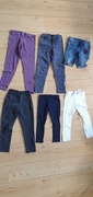 Paczka spodnie, legginsy 9 lat dziewczynka 