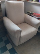 Fotel uszak, jasny beżowy