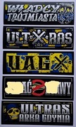 Vlepki ARKA GDYNIA, Cracovia, Lech, KSZO, Gryf Wej, Gwardia Kosz # 140