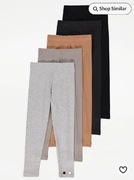 Legginsy prążek 5 pak  George 110 4-5 