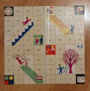 Plansza do gry z czasów PRL Dobrze czy źle 