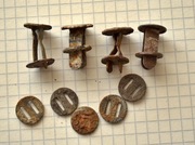 Nity zapięcie mocowanie do niemieckiego hełmu ss zestaw