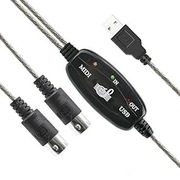 Adapter USB A męski na 2x MIDI męski