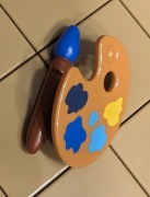 Lego paleta Malarska + pędzel 93551pb02 93552pb06 unikat