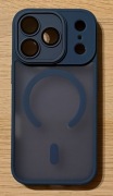 Etui iPhone 17 Pro MagSafe z osłoną aparatu półprzezroczyste navy blue